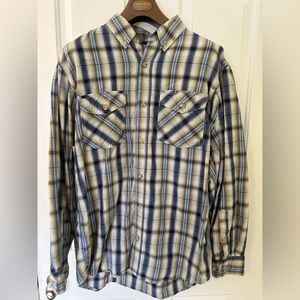 Free Swingin' Chambray Shirt, good condition with no stains or holes.